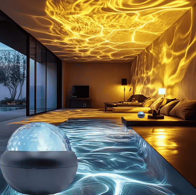 Dreamy LED Ripple Nightlight