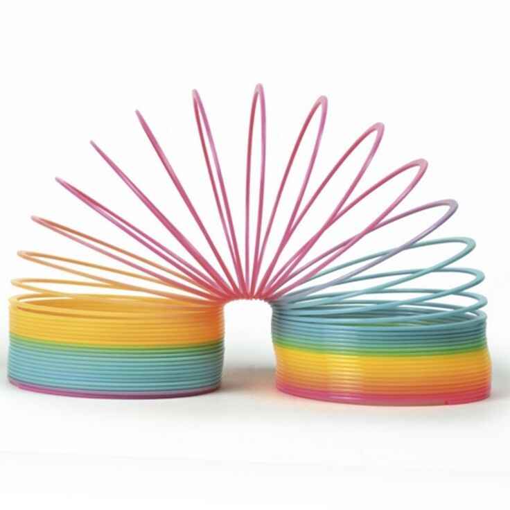 Rainbow Slinky Springs Bounce Toy For Kids