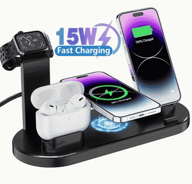 6 in 1 Wireless Charger